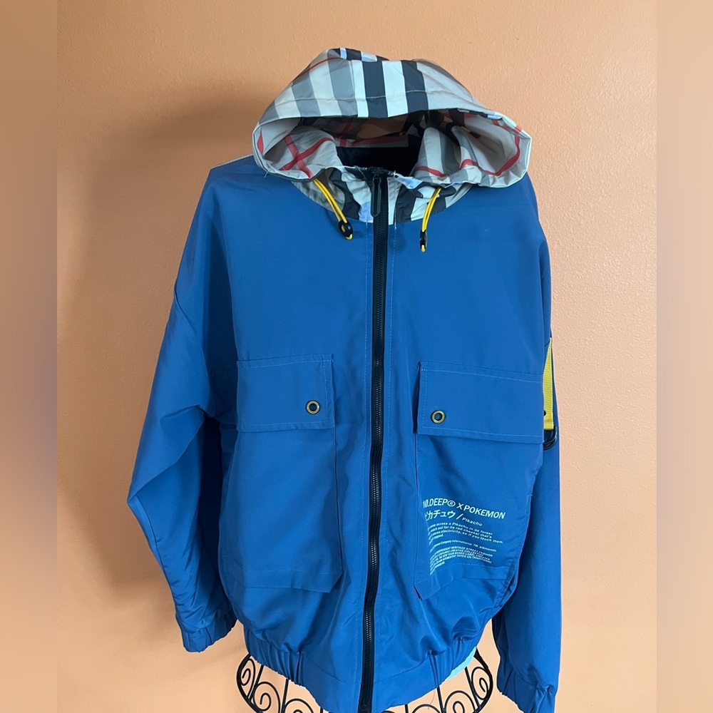 Deep X Pokemon Mosshino Coutube Blue Sz M